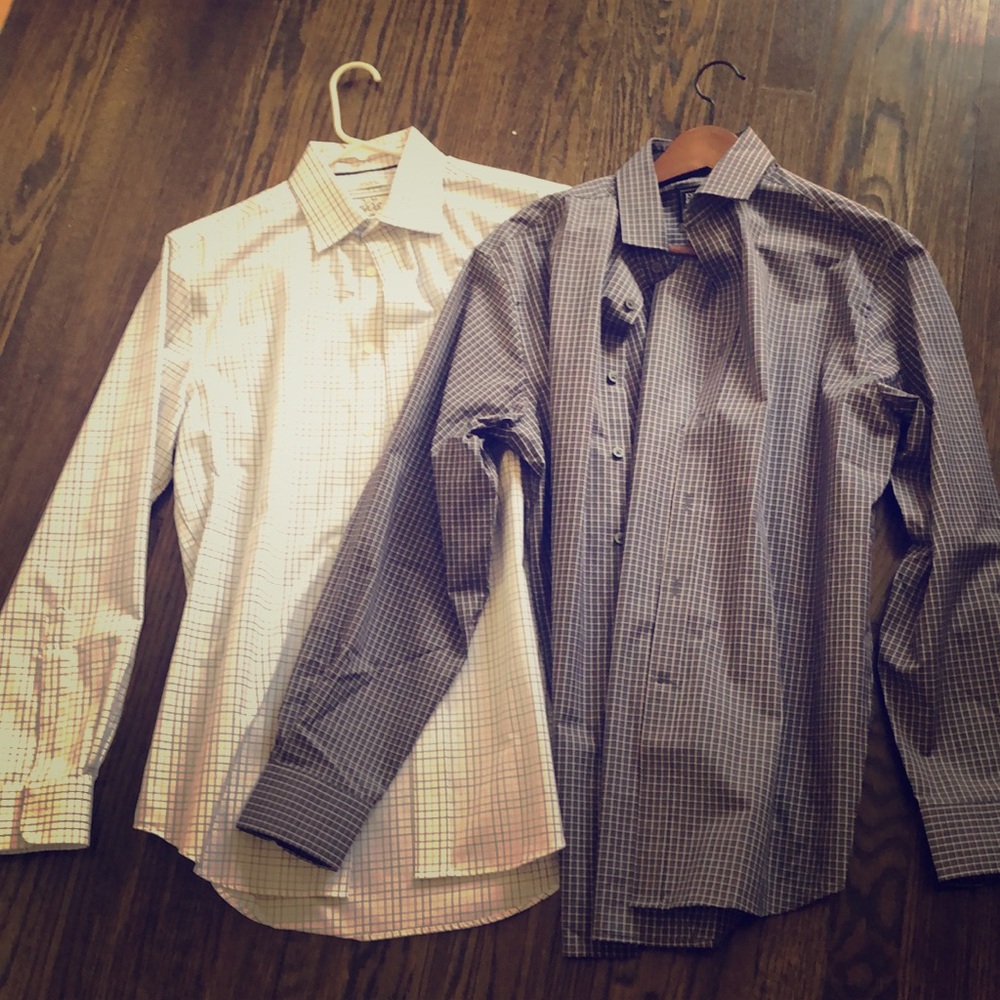 Lot of 2 Jos Bank shirts